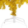 Artificial Christmas Tree with Stand Gold 210 cm PET