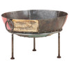 Colourful Rustic Fire Pit Ø 60 cm Iron