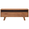 TV Cabinet 110x30x45 cm Solid Teak Wood
