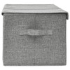 Storage Box Fabric 50x30x25 cm Grey