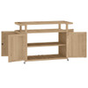 Bar Cart 120x50x90 cm Solid Wood Teak