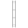 Firewood Rack Matt Black 80x28x222 cm Steel