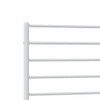 Metal Bed Frame with Headboard and Footboard White 107x203 cm King Single Size