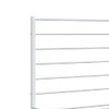Metal Bed Frame with Headboard White 153x203 cm Queen Size