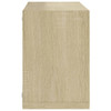 Wall Cube Shelves 6 pcs Sonoma Oak 22x15x22 cm