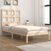 Bed Frame Solid Wood Pine 92x187 cm Single Bed Size