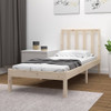 Bed Frame Solid Wood Pine 92x187 cm Single Bed Size