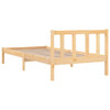 Bed Frame Solid Wood Pine 92x187 cm Single Bed Size
