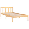 Bed Frame Solid Wood Pine 92x187 cm Single Bed Size