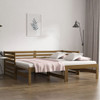 Pull-out Day Bed Honey Brown 2x(92x187) cm Solid Wood Pine