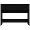 Console Table Black 100x39x75 cm Engineered Wood