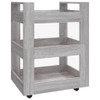 Kitchen Trolley Grey Sonoma 60x45x80 cm Engineered Wood