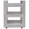 Kitchen Trolley Grey Sonoma 60x45x80 cm Engineered Wood