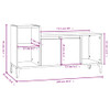 TV Cabinet Concrete Grey 100x35x55 cm Engineered Wood