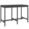 Garden Table Grey 159.5x82.5x110 cm Solid Wood Pine