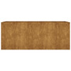 Garden Raised Bed 200x80x80 cm Corten Steel