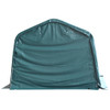 Removable Livestock Tent PVC 550 g/m² 3.3x3.2 m Dark Green