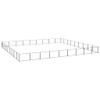 Dog Kennel Black 81 m² Steel