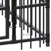 Outdoor Dog Kennel Steel 8.29 m²