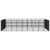 Outdoor Dog Kennel Steel 58.06 m²