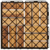 Decking Tiles 30 pcs 30x30 cm Solid Wood Teak