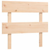 Bed Frame with Headboard 92x187 cm Single Solid Wood