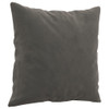 Throw Pillows 2 pcs Dark Grey 40x40 cm Velvet