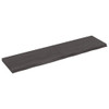 Bathroom Countertop Dark Grey 120x30x4 cm Treated Solid Wood