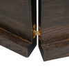 Bathroom Countertop Dark Grey 120x50x4 cm Treated Solid Wood