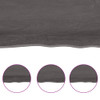 Bathroom Countertop Dark Grey 120x50x6 cm Treated Solid Wood