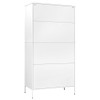 Wardrobe White 90x50x180 cm Steel