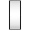 Wall Mirror Black 20x50 cm Rectangle Iron