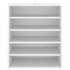 Shoe Cabinet White 60x35x70 cm Engineered Wood