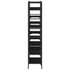 Bookshelf Black 160x28.5x136.5 cm Engineered Wood