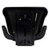 vidaXL Tractor Seat with Backrest Black