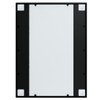 vidaXL Wall Mirrors 2 pcs Black 80x60 cm Metal