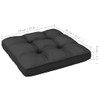 vidaXL 2 Piece Garden Lounge Set with Cushions Grey Solid Pinewood