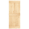 vidaXL Door NARVIK 85x210 cm Solid Wood Pine