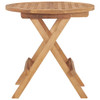 vidaXL Folding Garden Table 50x50x50 cm Solid Wood Teak