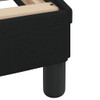 vidaXL Bed Frame with Headboard Black 137x190 cm Fabric