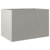 vidaXL Planter Silver 62x47x46 cm Stainless Steel