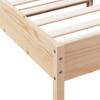 vidaXL Bed Frame 92x187 cm Single Size Solid Wood Pine