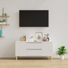 vidaXL TV Cabinet White 102x44.5x50 cm Engineered Wood