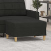 vidaXL Footstool Black 70x55x41 cm Fabric