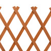 vidaXL Garden Trellis Fence Orange 120x60 cm Solid Firwood