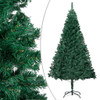 vidaXL Artificial Pre-lit Christmas Tree with Ball Set Green 210 cm PVC