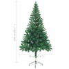 vidaXL Artificial Pre-lit Christmas Tree with Stand 150 cm 380 Branches