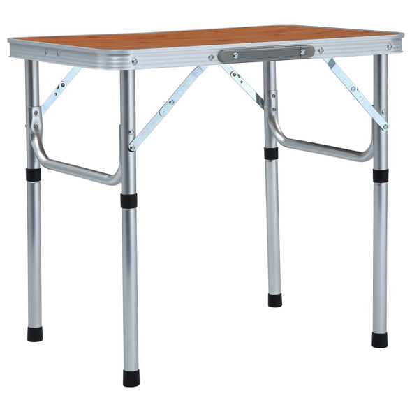 Folding Camping Table Aluminium 60x45 cm