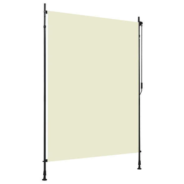 Outdoor Roller Blind 150x270 cm Cream