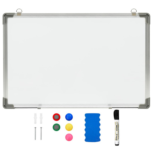 Magnetic Dry-erase Whiteboard White 60x40 cm Steel